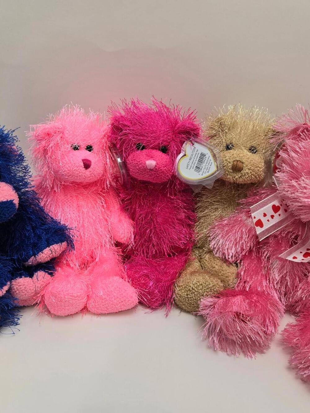 Ty Punkies Bears Beanie Babies (6 inch) Vintage Beanies